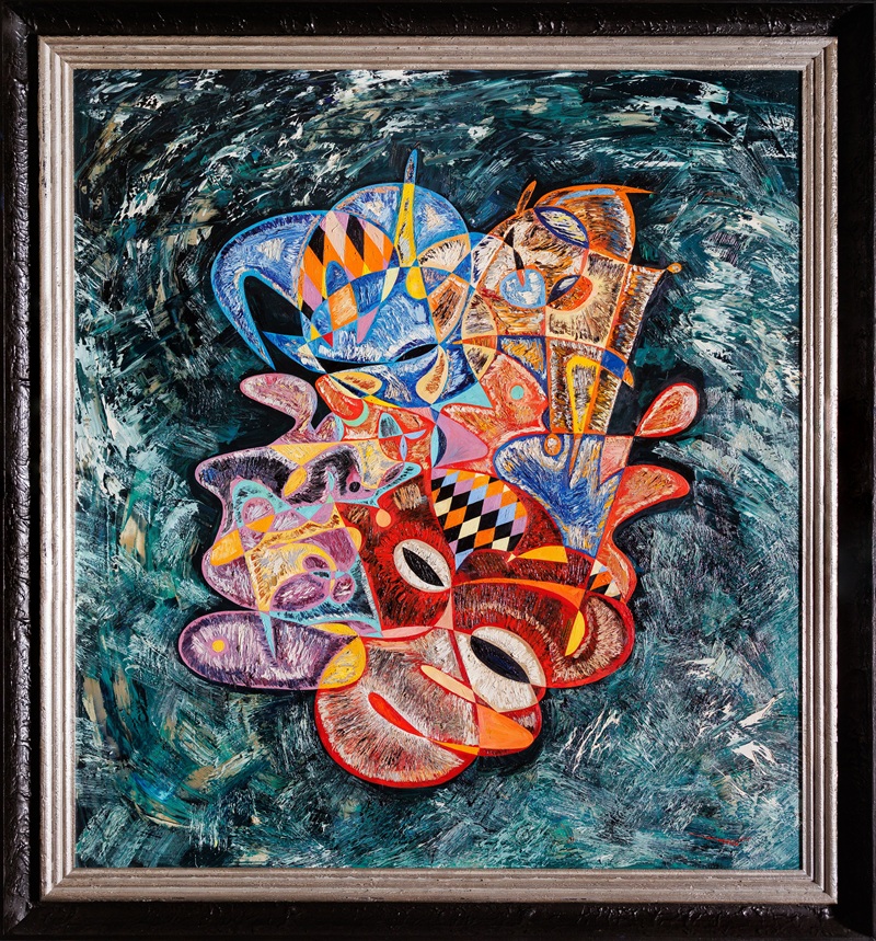 Twin Clowns: Venice de Gheorghe Virtosu