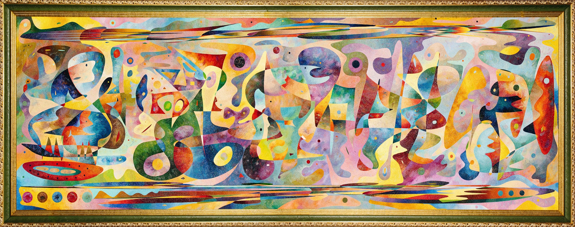 Hindouisme – monumental oil painting by Gheorghe Virtosu
