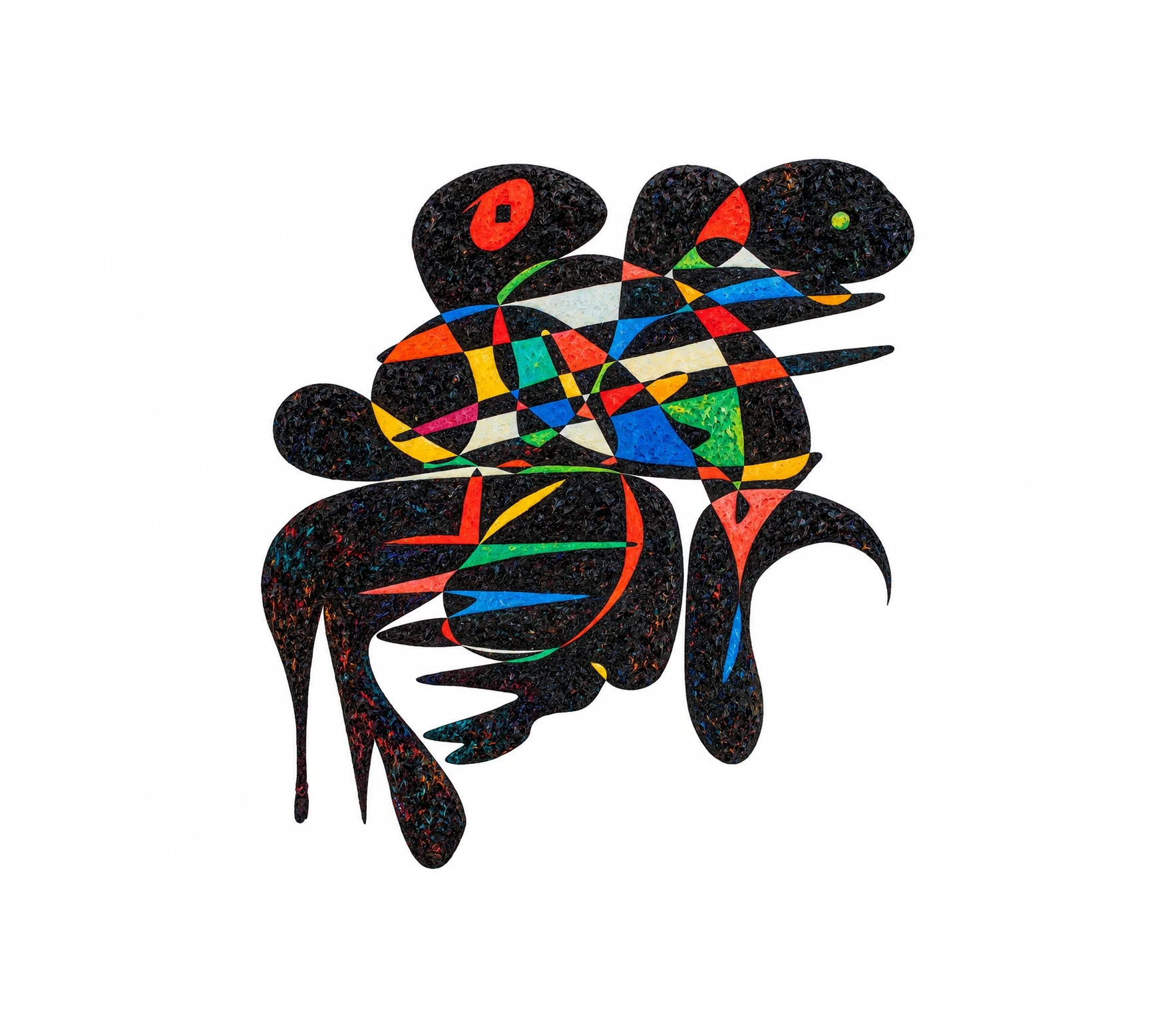 Œuvre sur Soudan du Sud par Gheorghe Virtosu, issue de la série Art of the World
