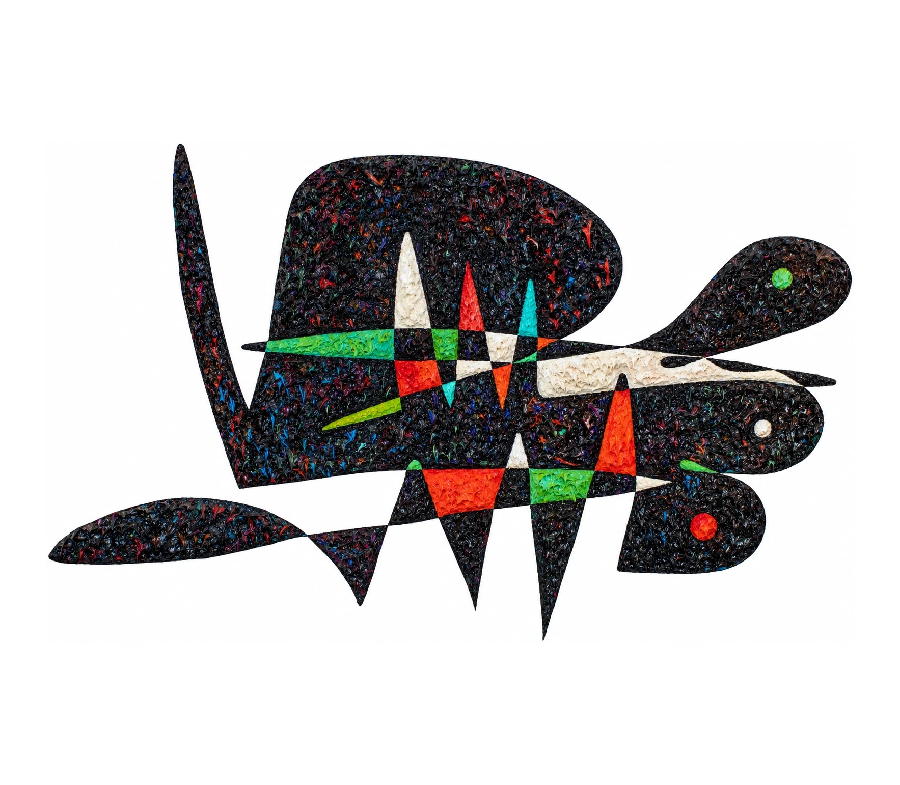 Œuvre sur Soudan par Gheorghe Virtosu, issue de la série Art of the World