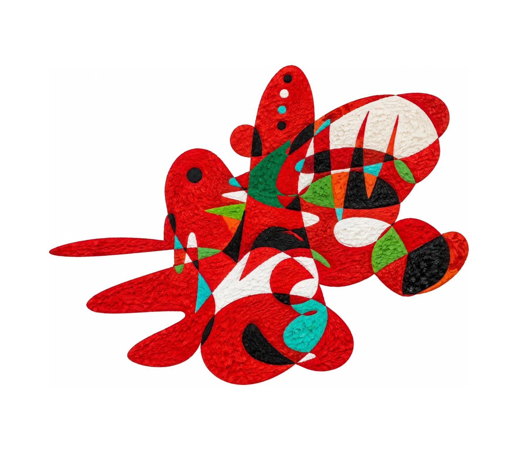 Œuvre sur Bande de Gaza par Gheorghe Virtosu, issue de la série Art of the World