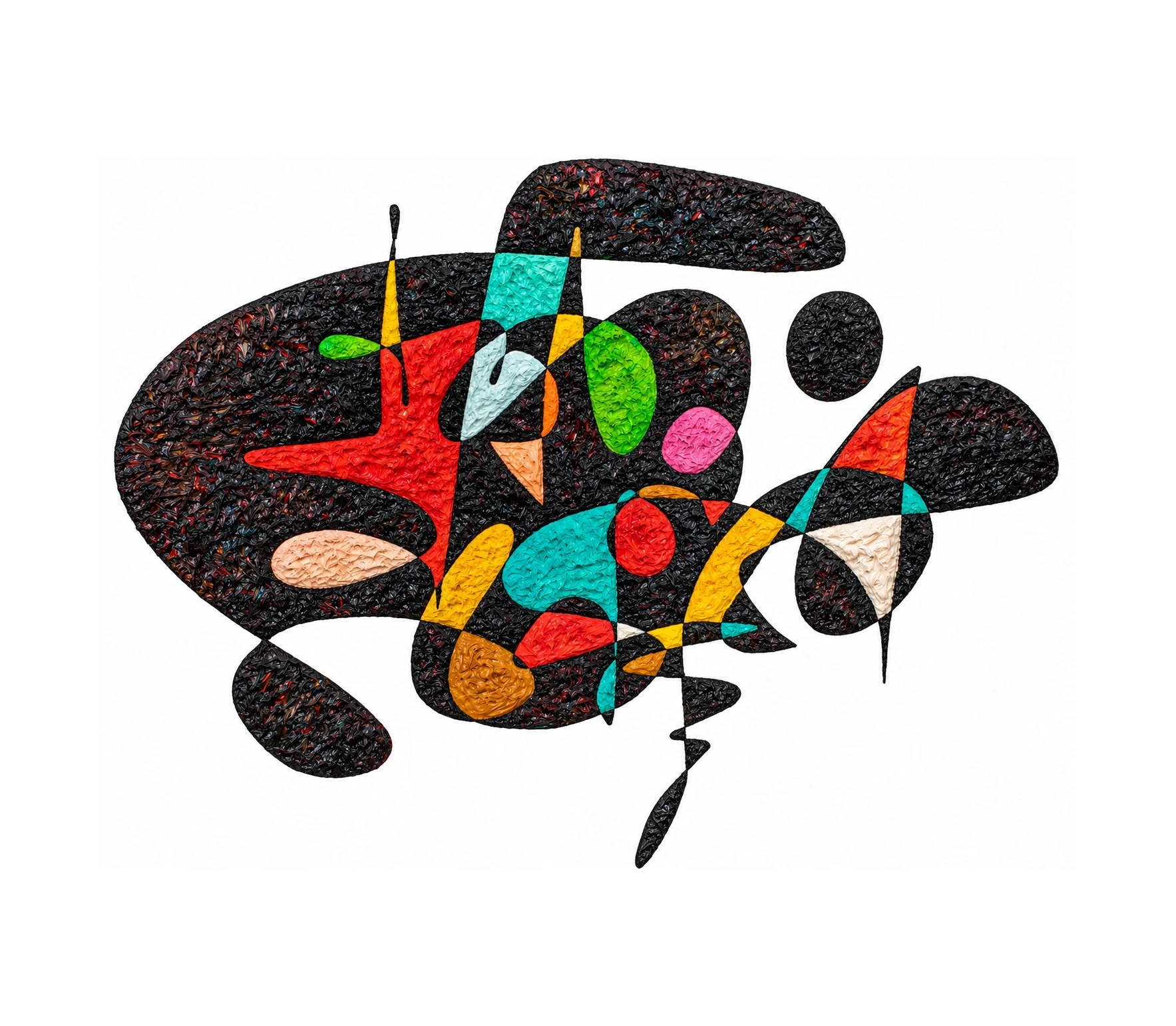 Œuvre sur Saint-Christophe-et-Niévès par Gheorghe Virtosu, issue de la série Art of the World