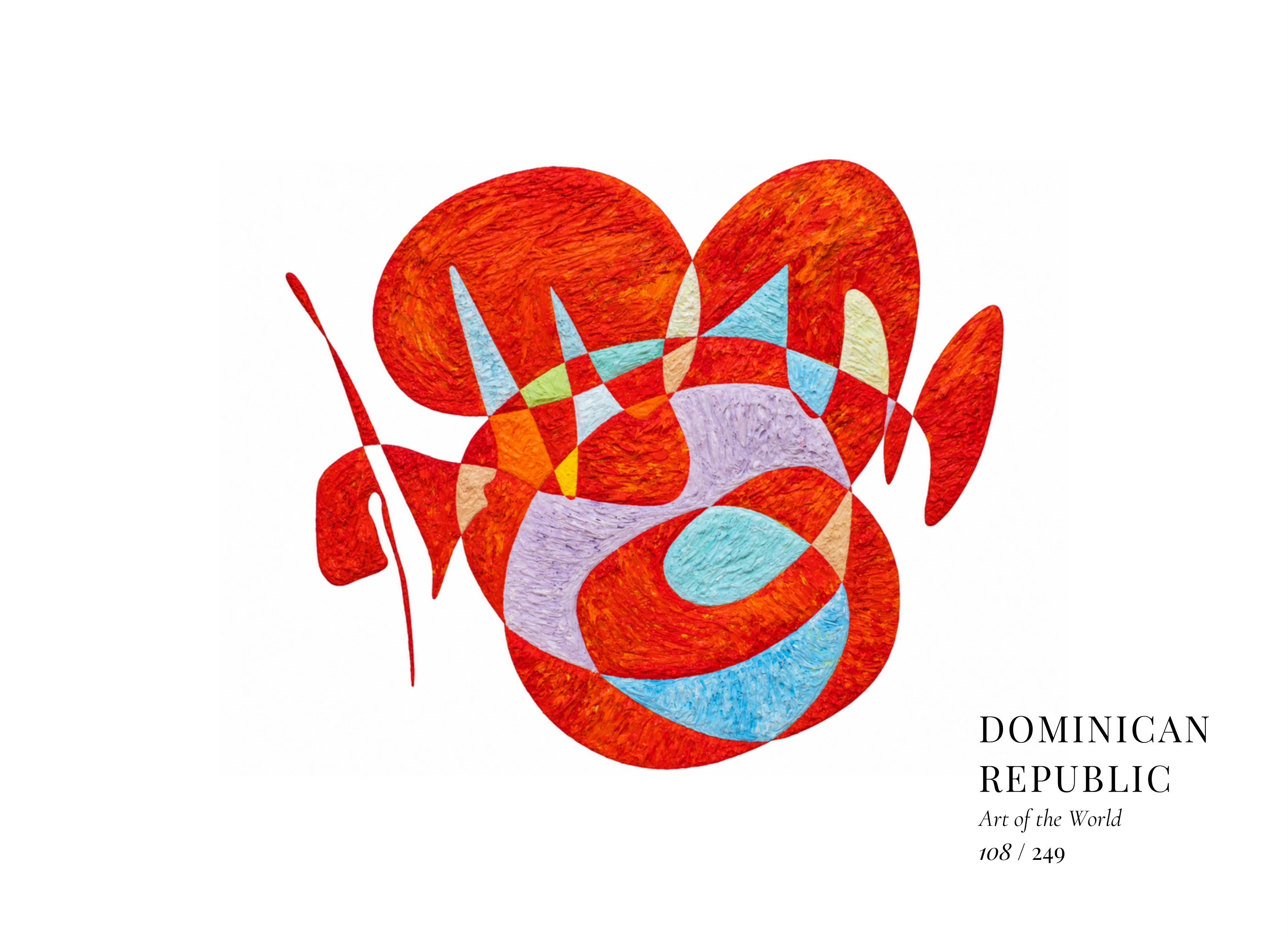 Œuvre sur République dominicaine par Gheorghe Virtosu, issue de la série Art of the World