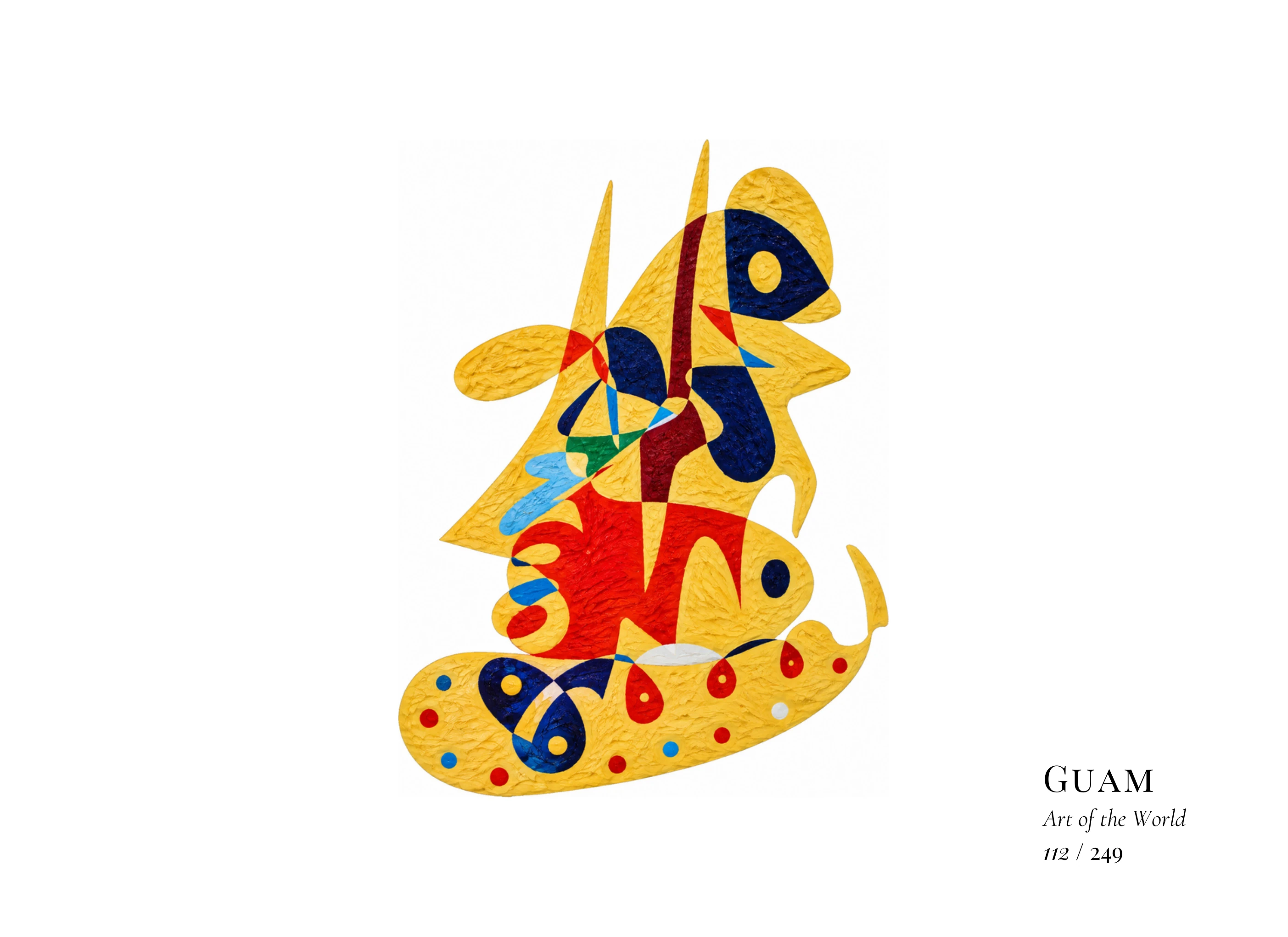 Œuvre sur Guam par Gheorghe Virtosu, issue de la série Art of the World
