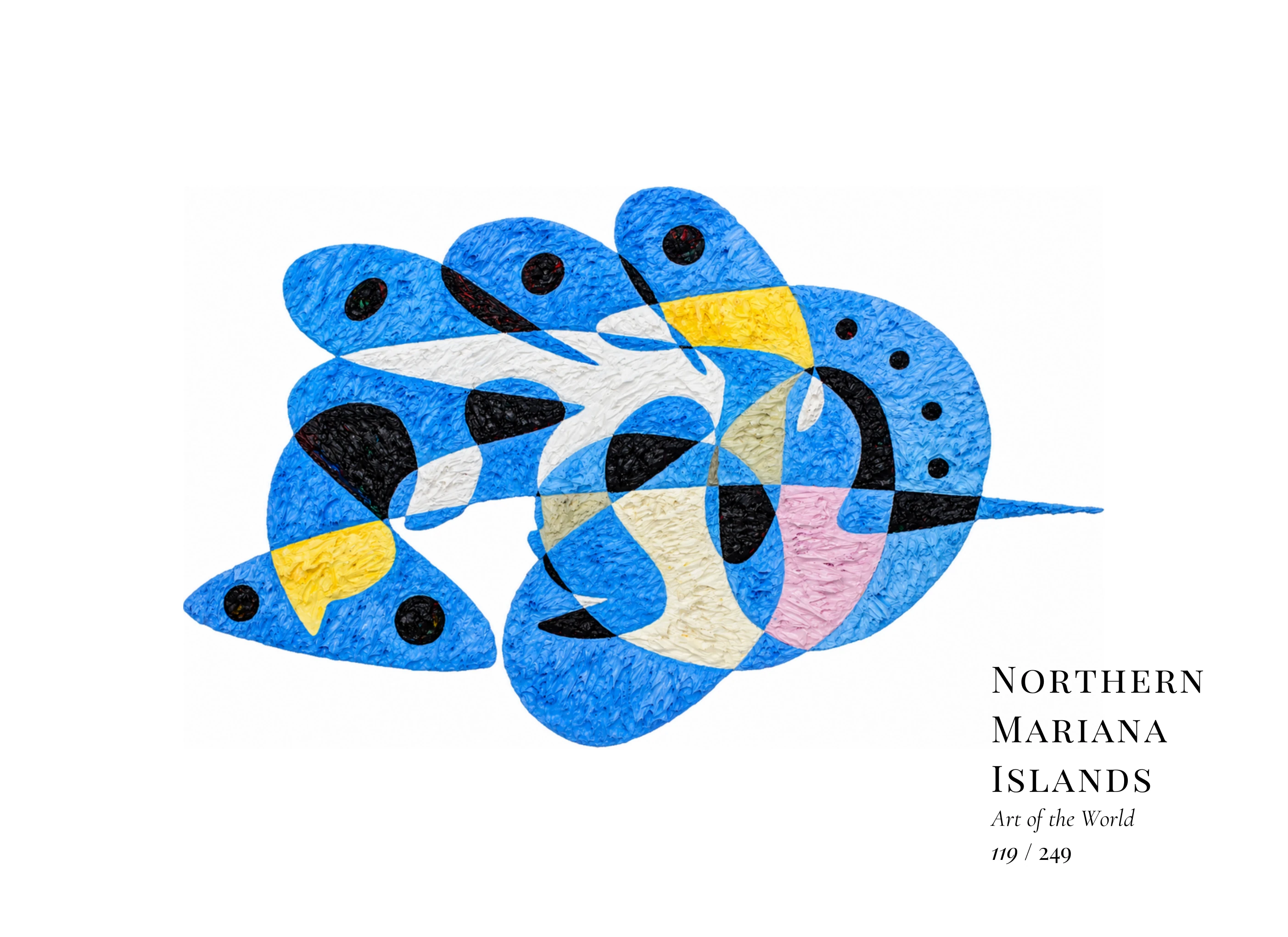 Œuvre sur Îles Mariannes du Nord par Gheorghe Virtosu, issue de la série Art of the World