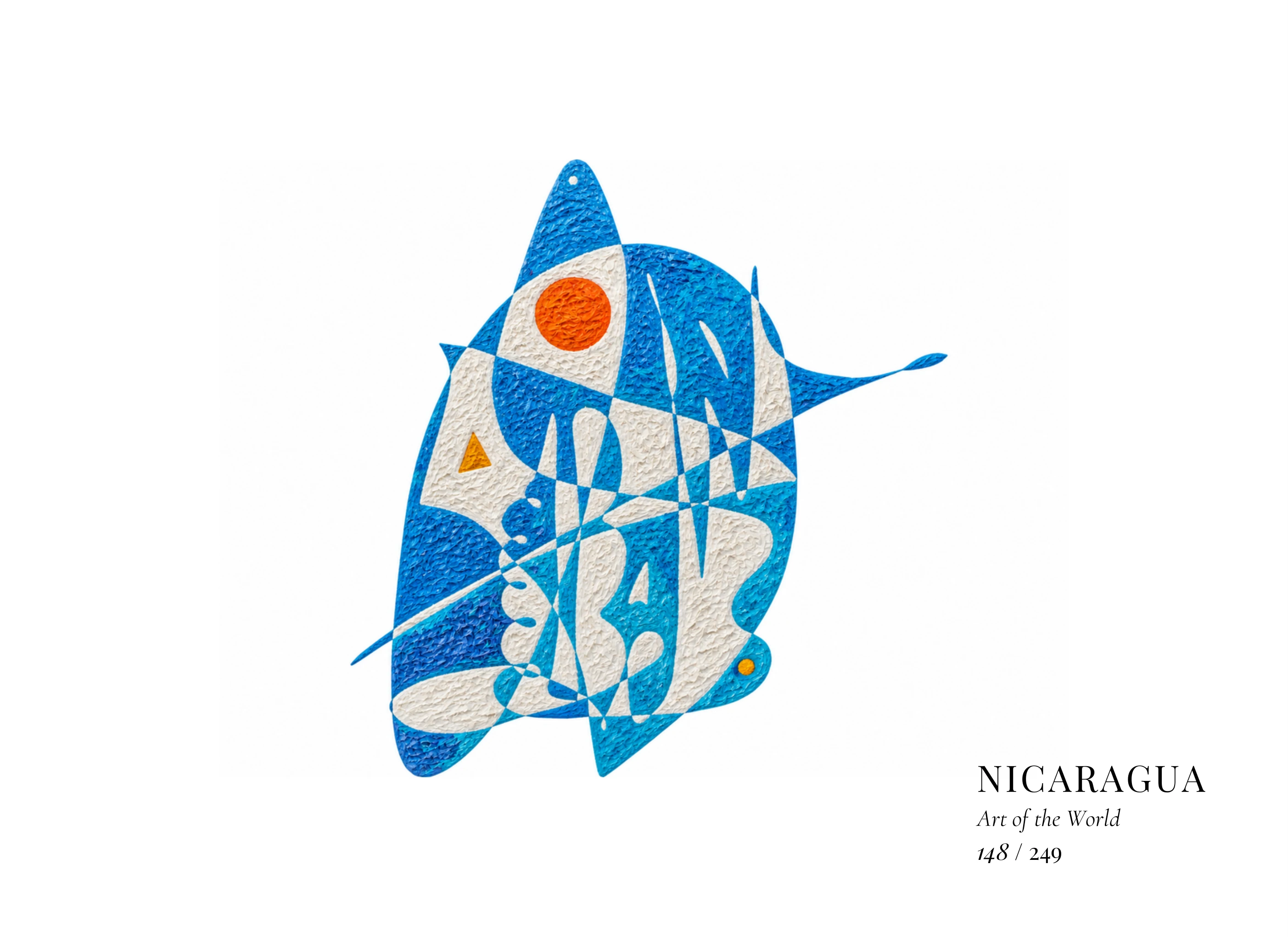 Œuvre sur Nicaragua par Gheorghe Virtosu, issue de la série Art of the World