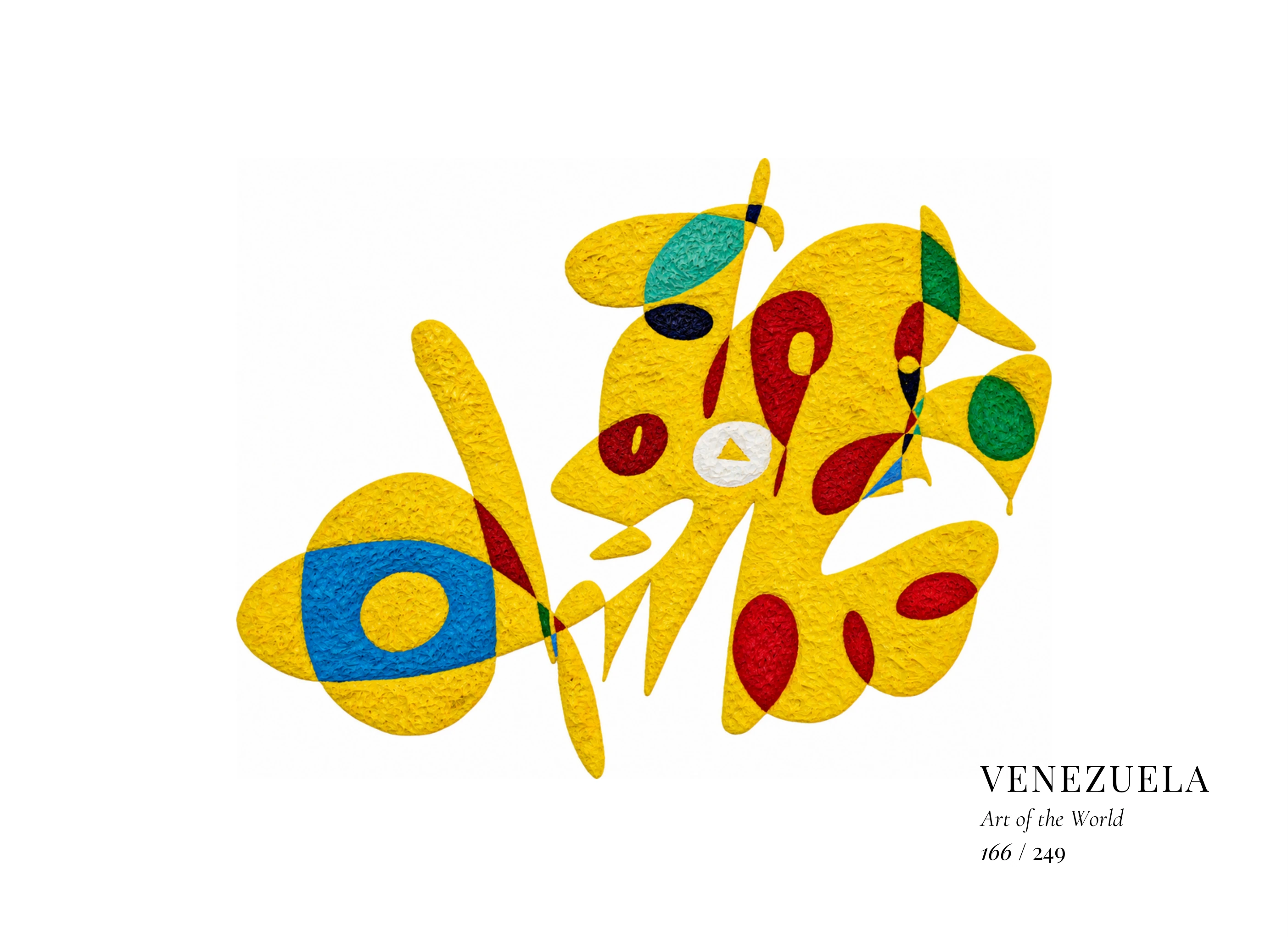 Œuvre sur Venezuela par Gheorghe Virtosu, issue de la série Art of the World
