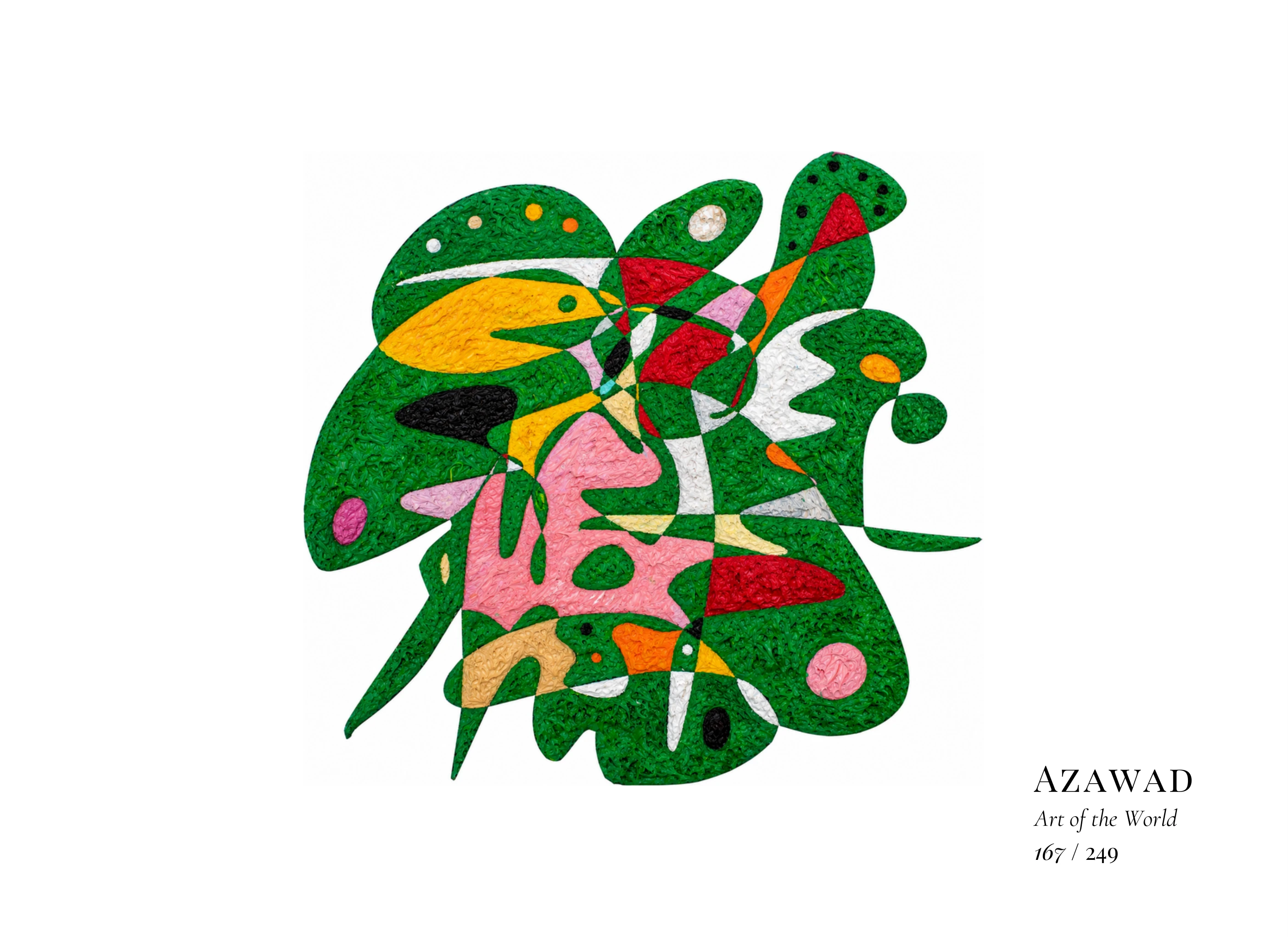 Œuvre sur Azawad par Gheorghe Virtosu, issue de la série Art of the World