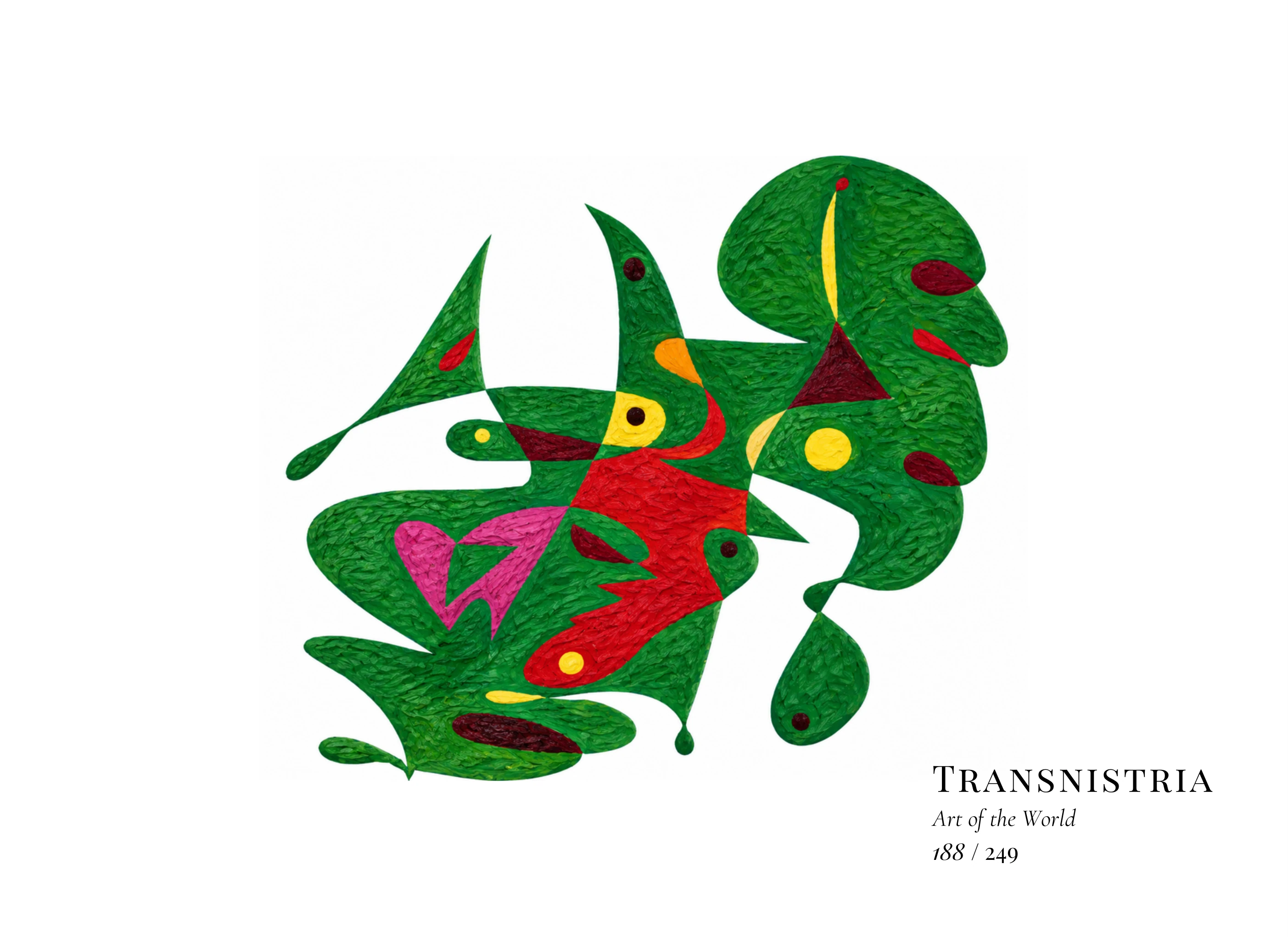 Œuvre sur Transnistrie par Gheorghe Virtosu, issue de la série Art of the World