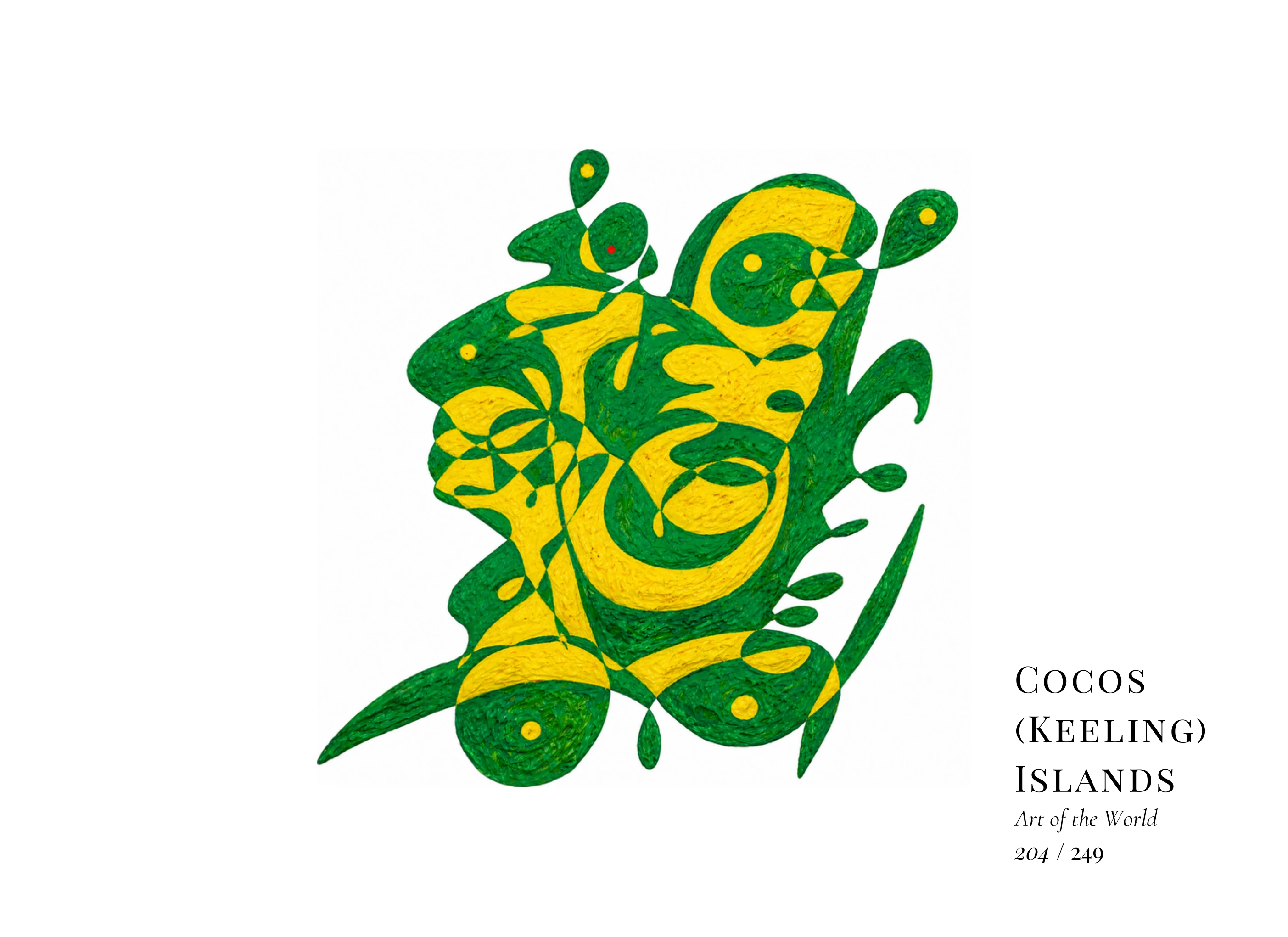 Œuvre sur Îles Cocos (Keeling) par Gheorghe Virtosu, issue de la série Art of the World