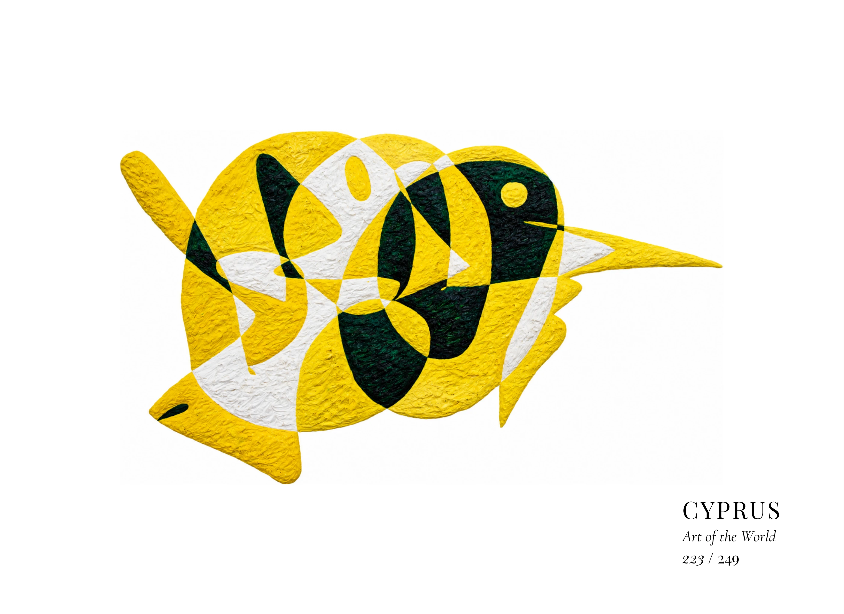 Œuvre sur Chypre par Gheorghe Virtosu, issue de la série Art of the World