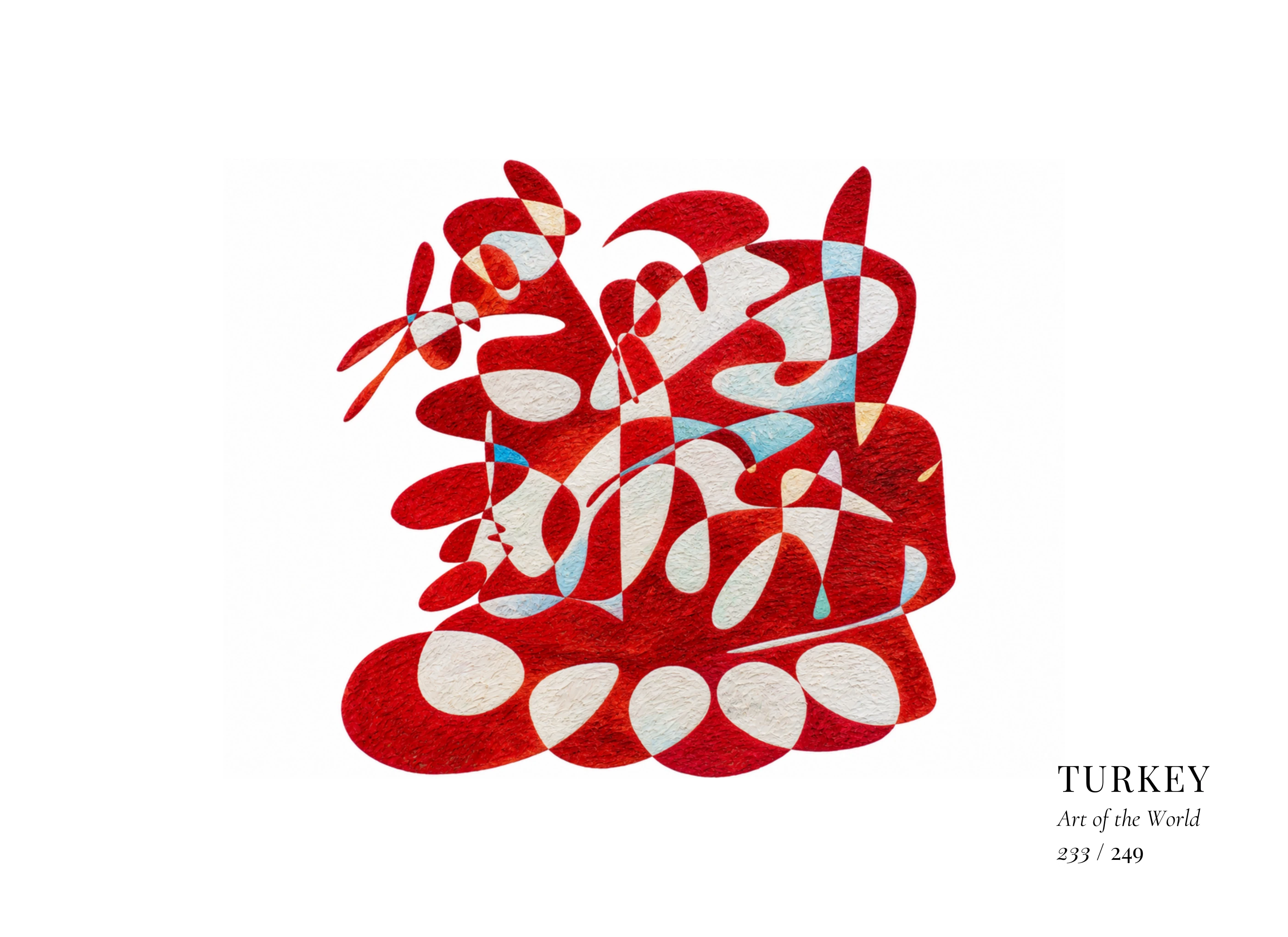 Œuvre sur Turquie par Gheorghe Virtosu, issue de la série Art of the World
