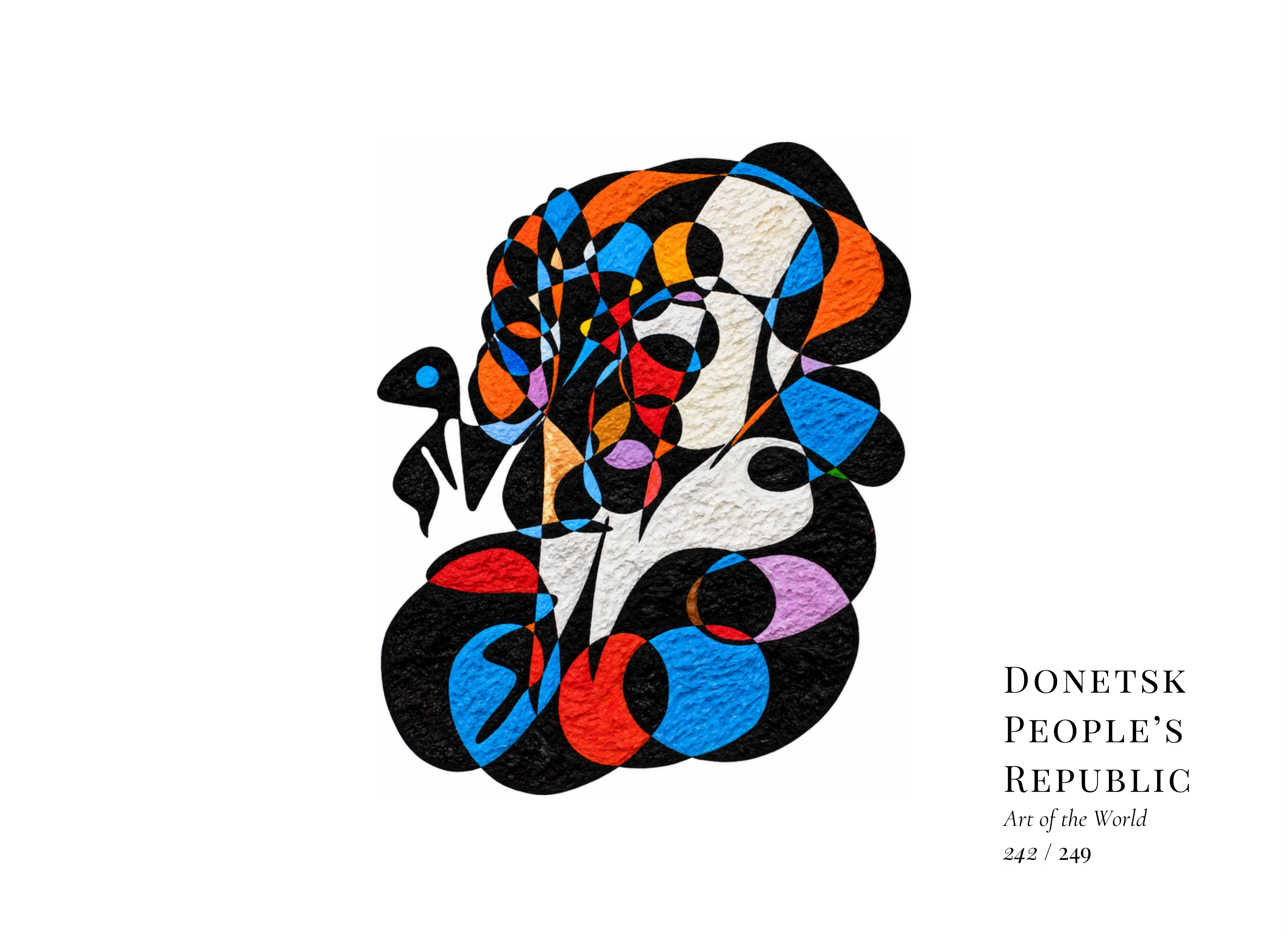 Œuvre sur République populaire de Donetsk par Gheorghe Virtosu, issue de la série Art of the World