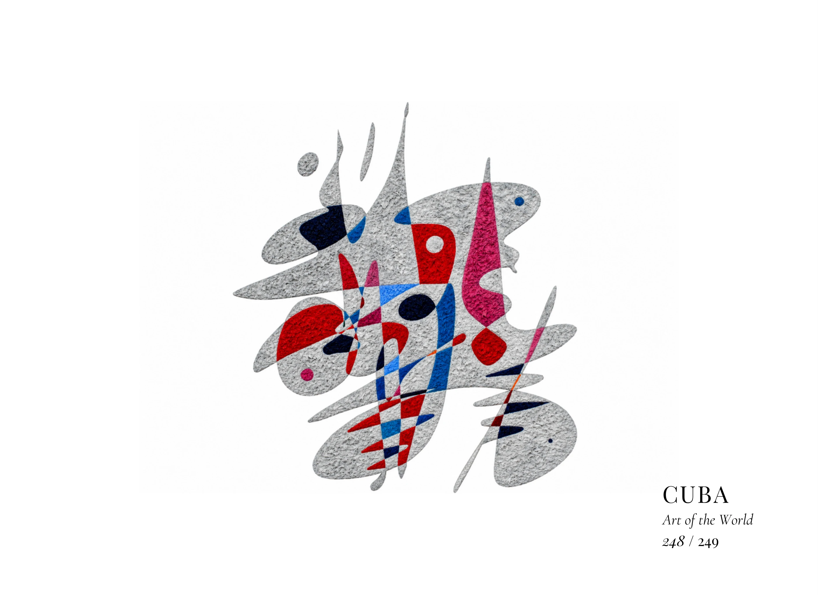 Œuvre sur Cuba par Gheorghe Virtosu, issue de la série Art of the World