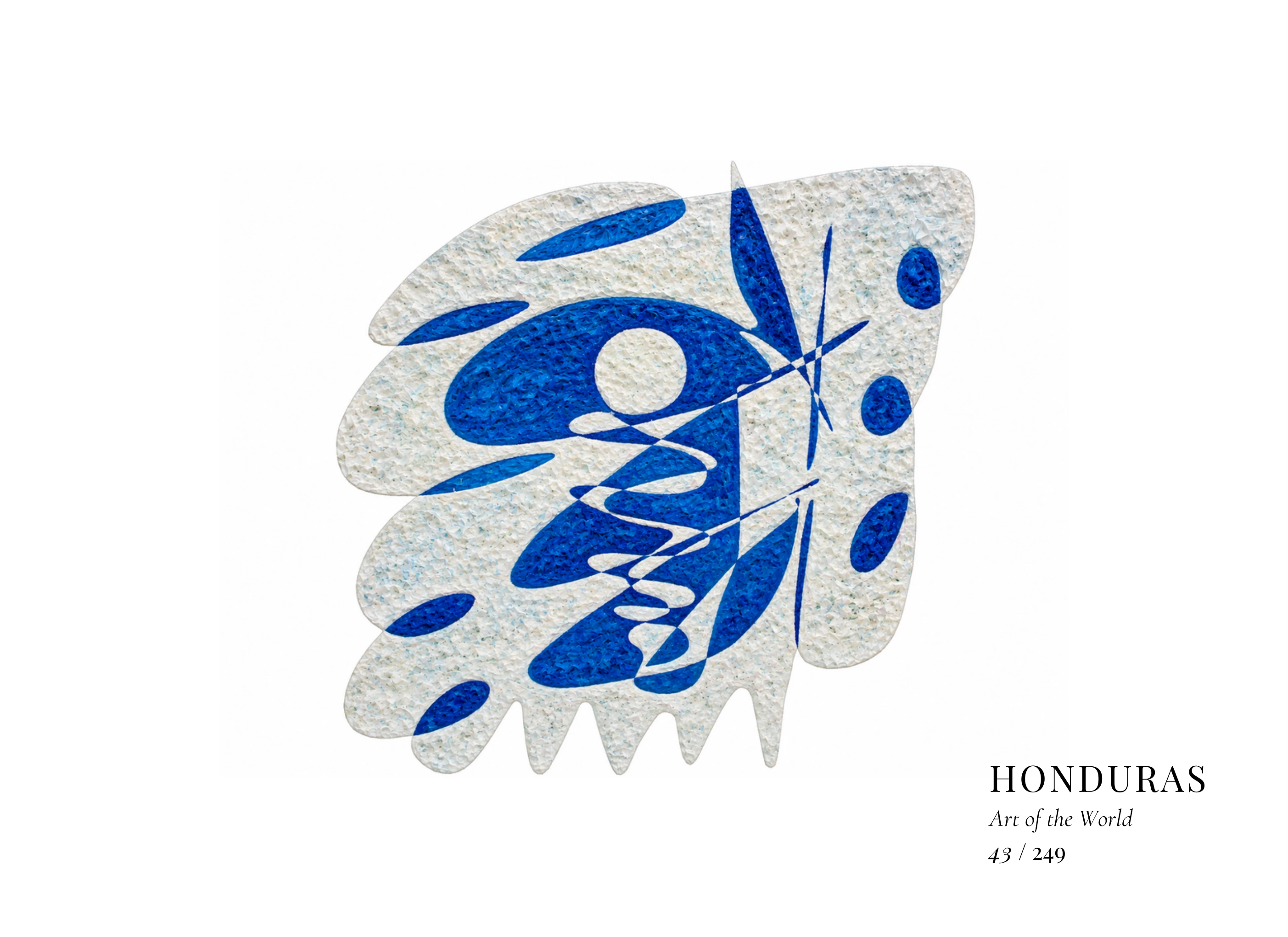 Œuvre sur Honduras par Gheorghe Virtosu, issue de la série Art of the World