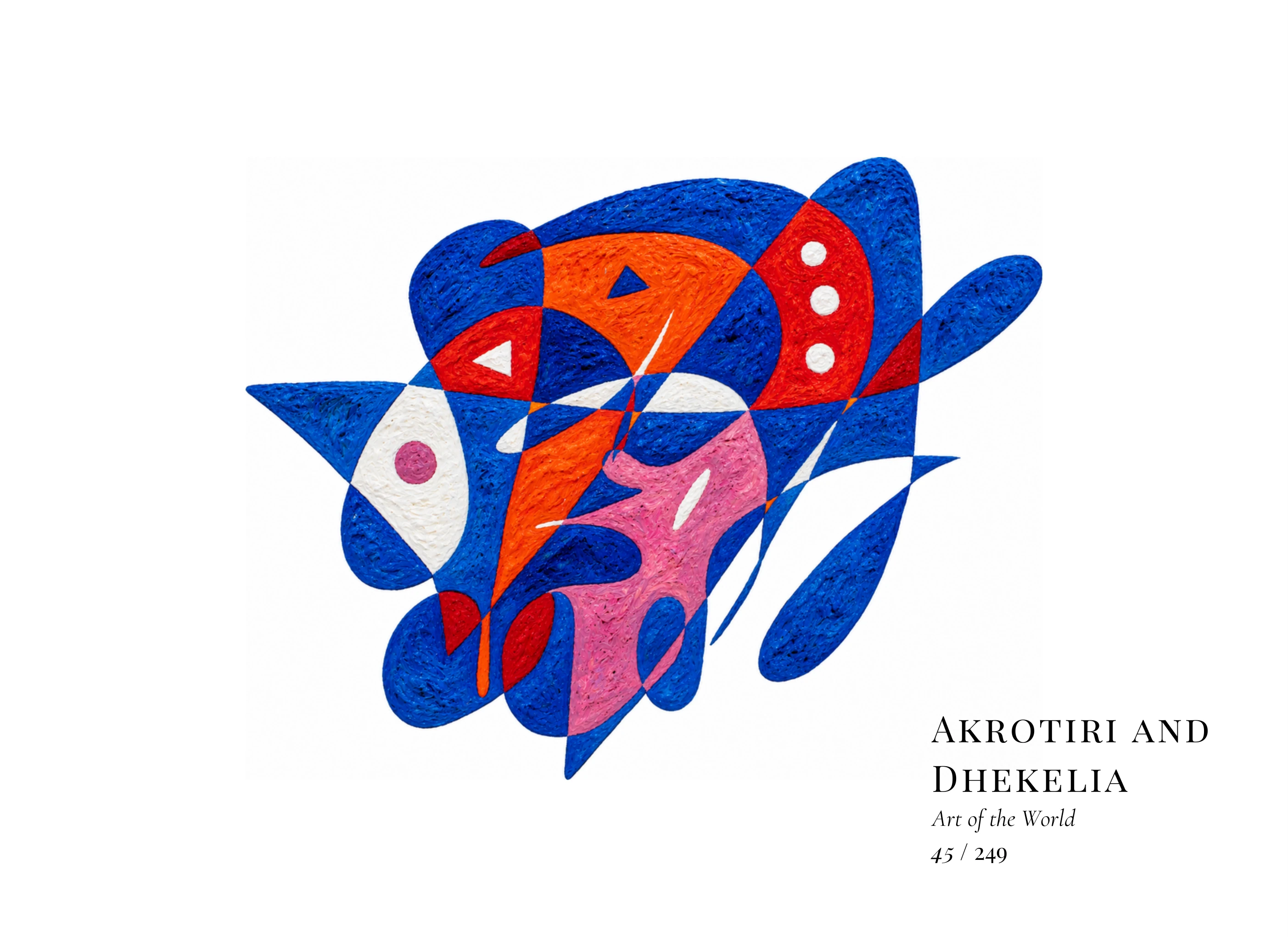 Œuvre sur Akrotiri et Dhekelia par Gheorghe Virtosu, issue de la série Art of the World
