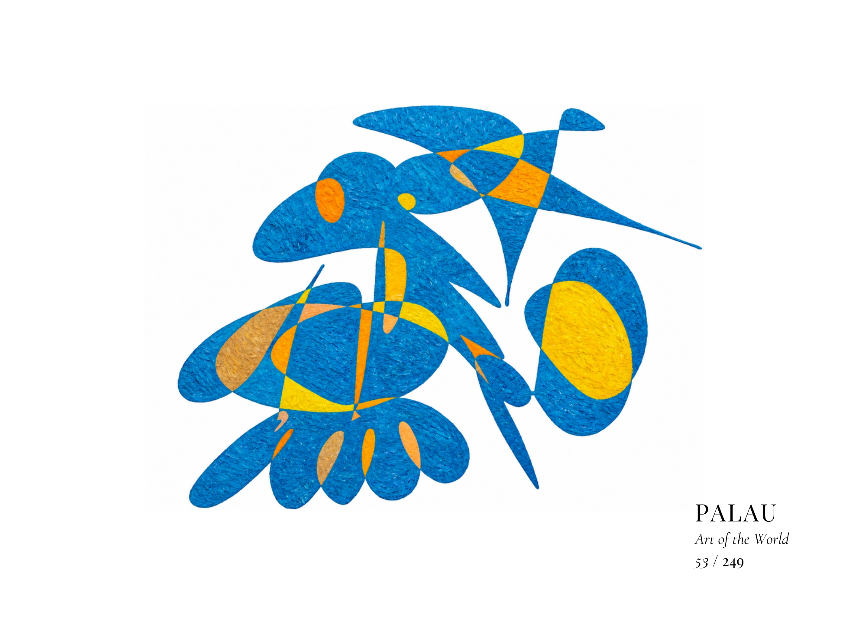 Œuvre sur Palaos par Gheorghe Virtosu, issue de la série Art of the World