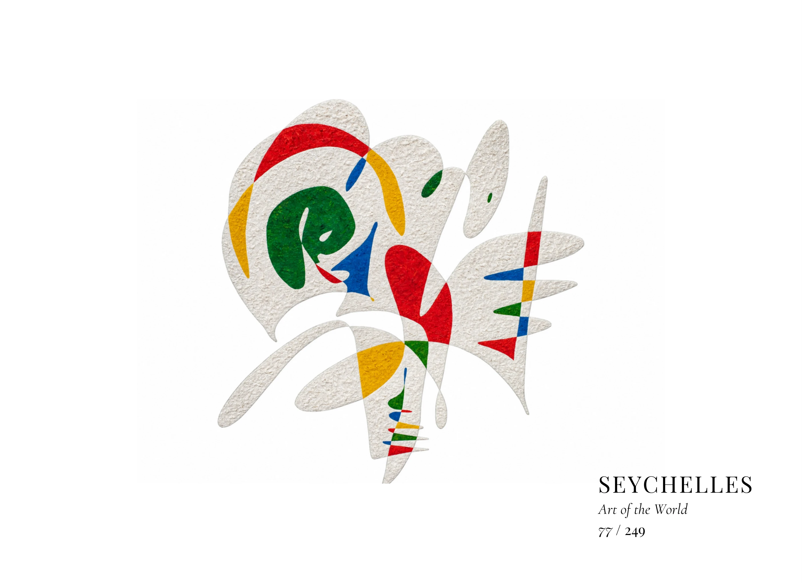 Œuvre sur Seychelles par Gheorghe Virtosu, issue de la série Art of the World
