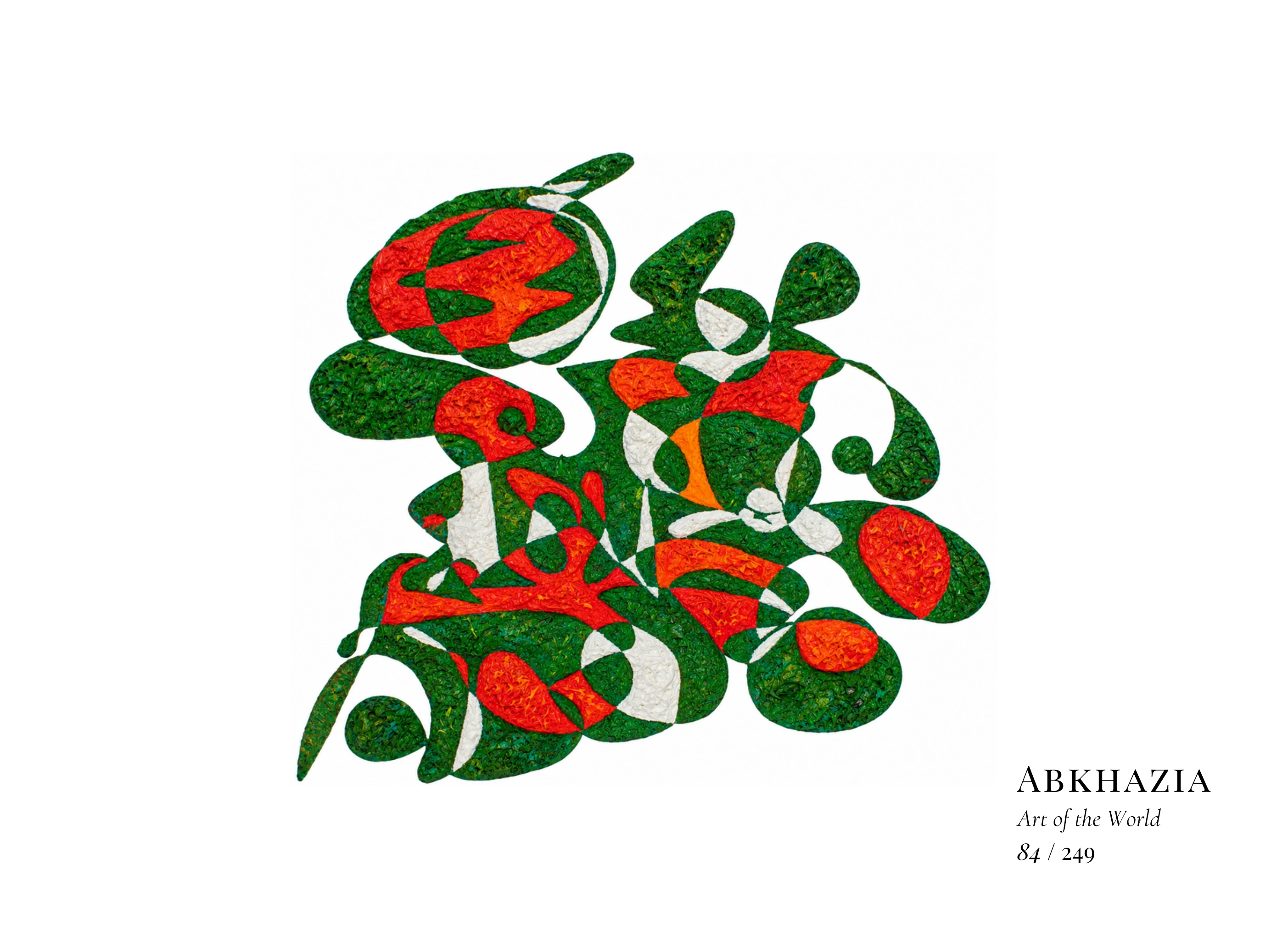 Œuvre sur Abkhazie par Gheorghe Virtosu, issue de la série Art of the World